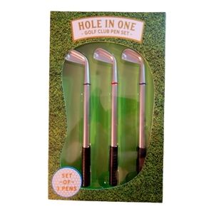 Golf Club Pen Set  Hole In‎ One 3 Pens